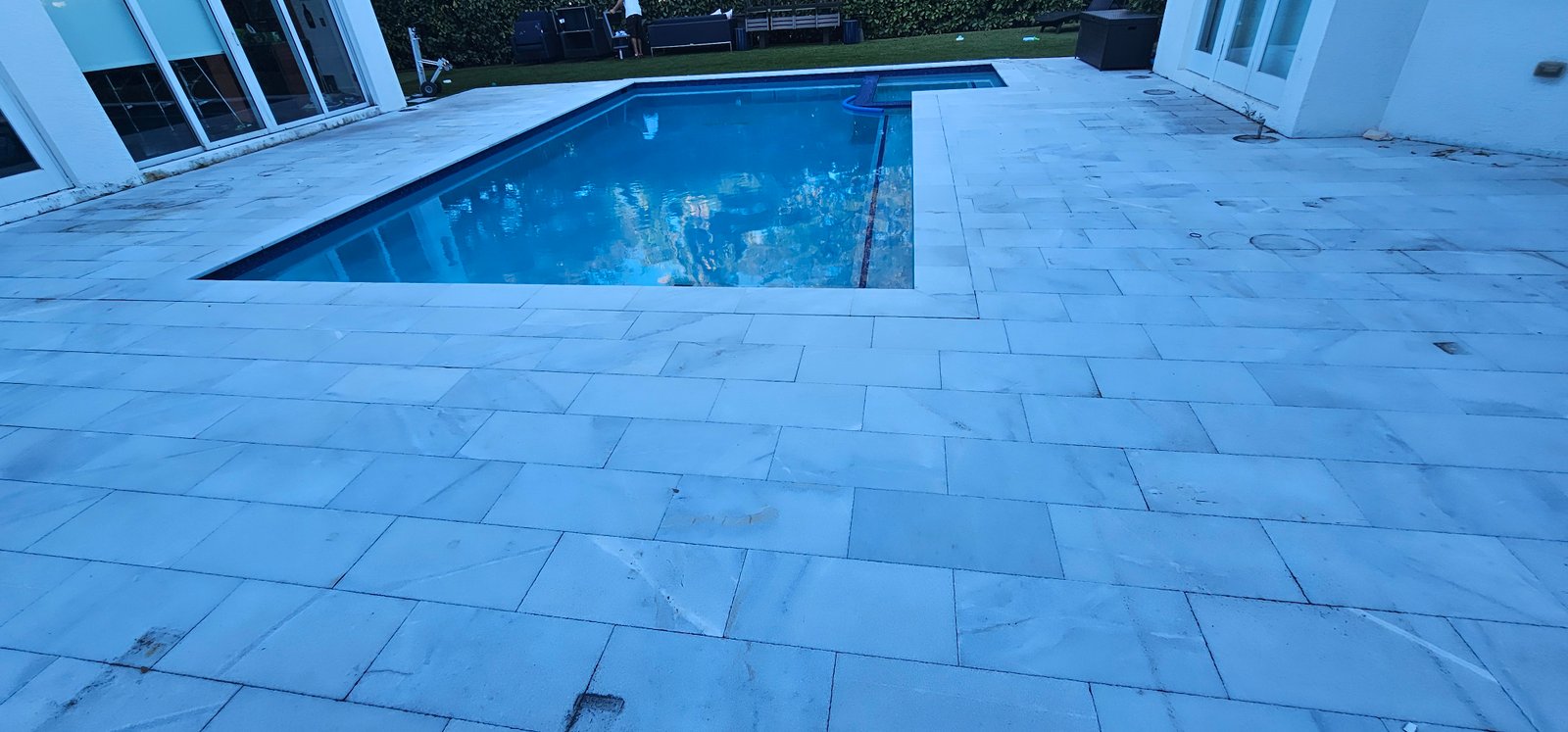 Sand-Blasted Marble Sealing — Stain, Mold & Color Protection