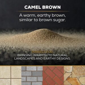 Camel Brown DOMINATOR Polymeric Sand with Revolutionary Ceramic Flex Technology for Stabilizing Paver Joints/Gaps, 1/8” up to 4”, Professional Grade Results